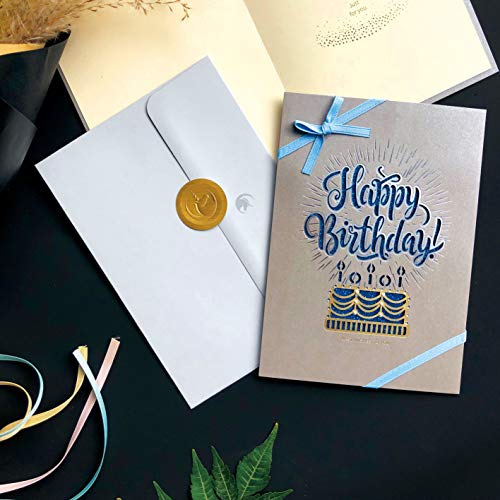 KODAMAA Everyday Love Card, Romantic Birthday Card Pack of 3