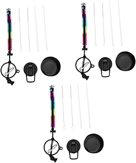 INOOMP 21 pçs garrafa de água corda garrafa de água alça de garrafa de água dringking canudo escova de limpeza garrafa escova de limpeza substituição tampa de canudo tampa de bocal de sucção com chaleira de palha chapéu de palha