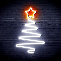 Amazon.co.jp: モダンクリスマスツリーフレックスシリコンLEDネオン