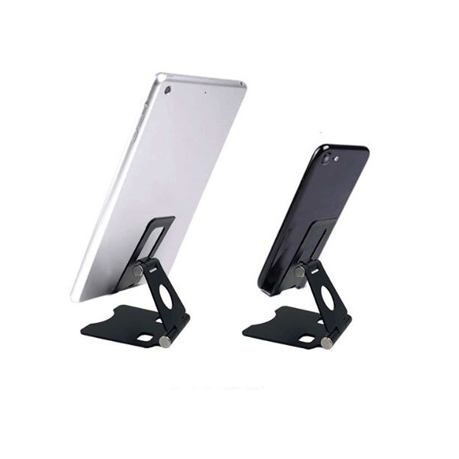XIANGFASJZ Soporte Movil Soporte de teléfono móvil con Soporte de Metal de Escritorio Doble Plegable