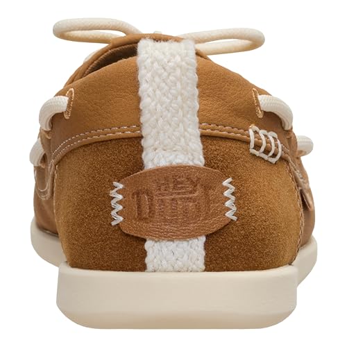 HEYDUDE Women's Harbor Breeze Lo Classic Boat Shoe, Bone Brown, Size 7, Lightweight Slip-On Loafer - image 5