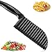 WDDY Coltello Ondulato, Coltello per Fette di Patate, Tagliapatate a Lama Ondulata, Coltello Ondulato Taglia Patate, Coltello Taglia Patate, per Tagliare Patate, Verdure, Frutta