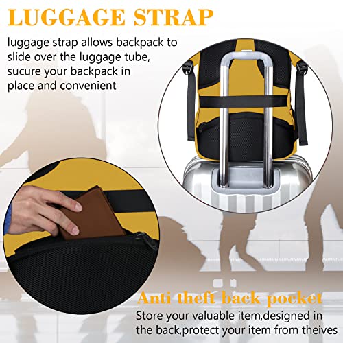 Matein Travel Laptop Backpack, Durable Anti Theft College Traveling Backpack For Her Him With Usb Charging Port, Water Resistant 15.6 Inch Computer Bag Sturdy Daypack Gift For Women And Men #TOP4