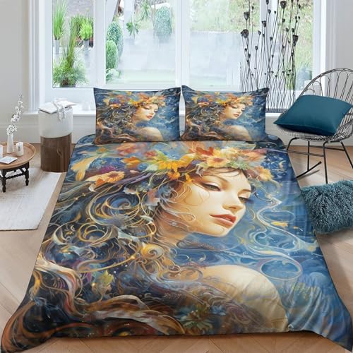 Housse de couette papillon 3D zippée facile à enfiler 200x200