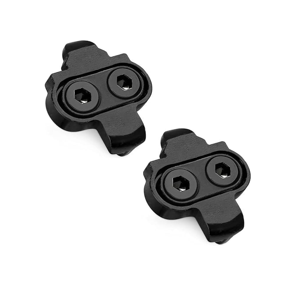 Joyzzz Road Bike Cleats, 2 Pcs Bicycle Cleats for Cycling Shoes, X-Track Pedals for Spinning, Indoo rCycling and Mountain Biking with Customizable Stability, Compatible with SHIMANO SPD Bicycle Pedals