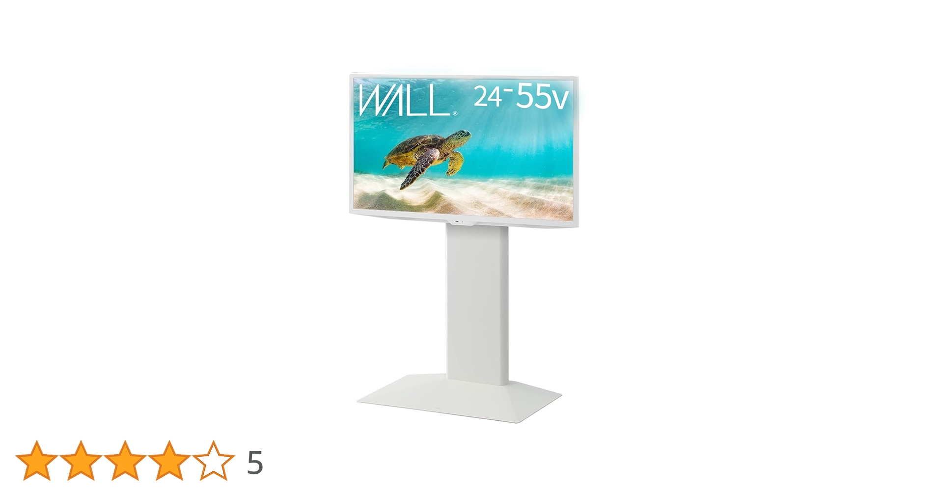 WALLテレビスタンド V3 COMPACT サテンホワイト WLTVR5111 EQUALS 24～55型対応 WALL【V3/COMPACT/サテンホワイト