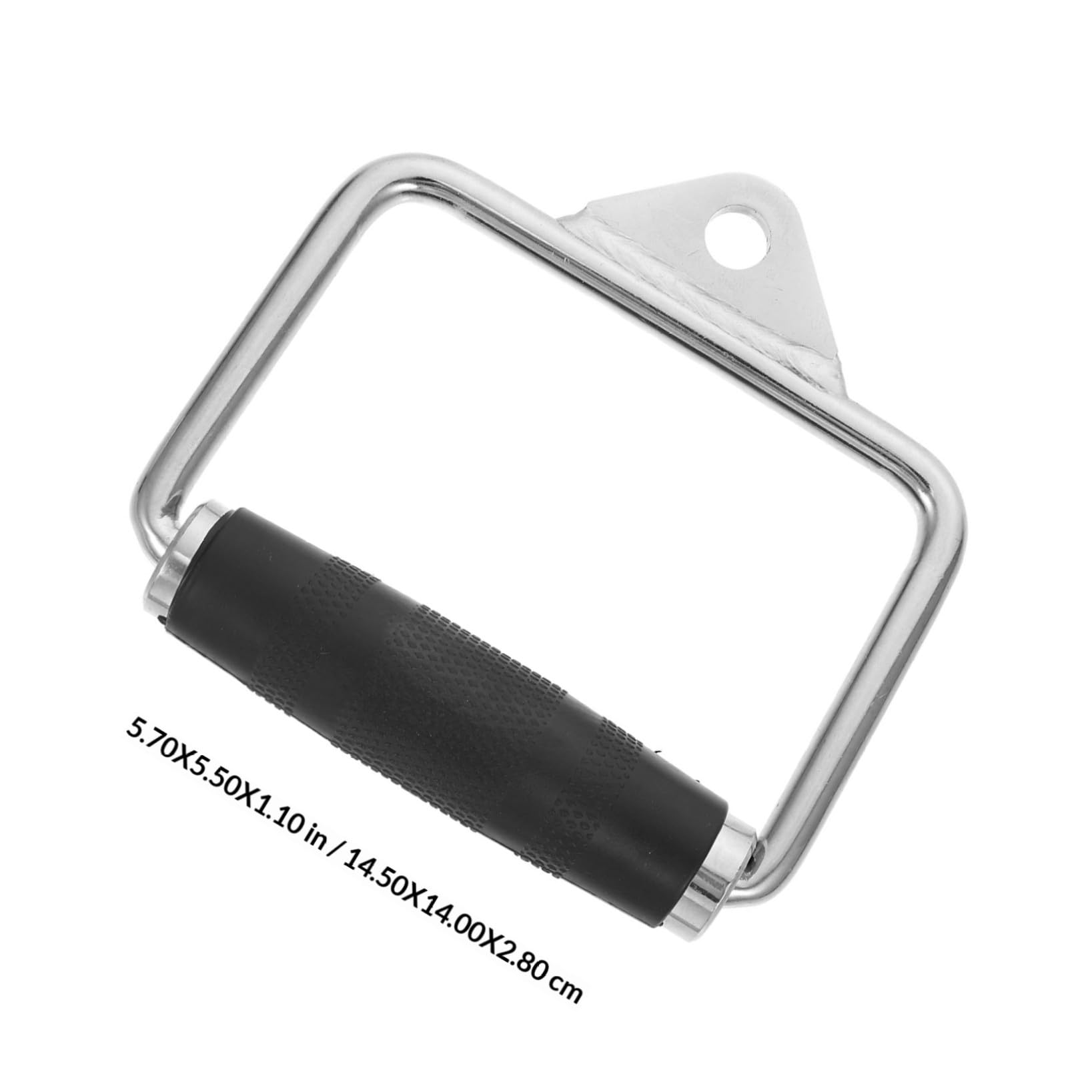 Alipis Impugnatura per Allenamento Fitness 1 Pezzo in Acciaio | Nero, Plastica Resistente e Portatile, Manico Ergonomico Antiscivolo per Uso Domestico