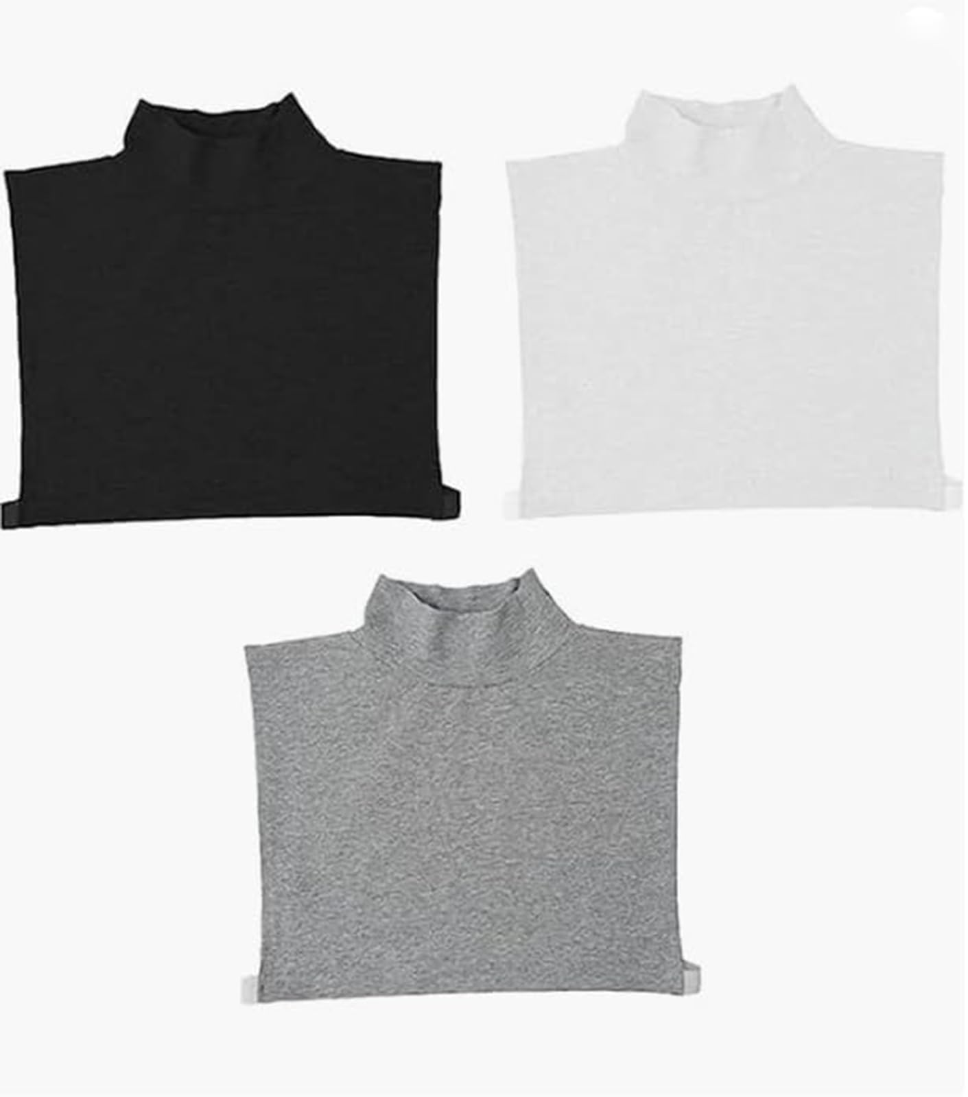Teemall Women's Mock Turtleneck Fake Collar Cotton Winter Dickey Wrap (3PC)