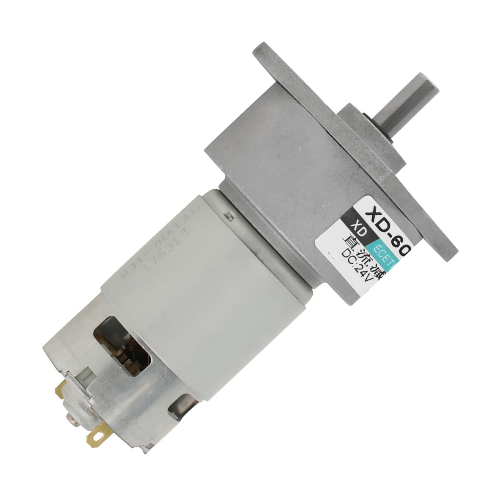 DC12V / 24V 35W Mini DC Motoriduttore a velocità regolabile in metallo Grande coppia motore CW/CCW(24V 600rpm)