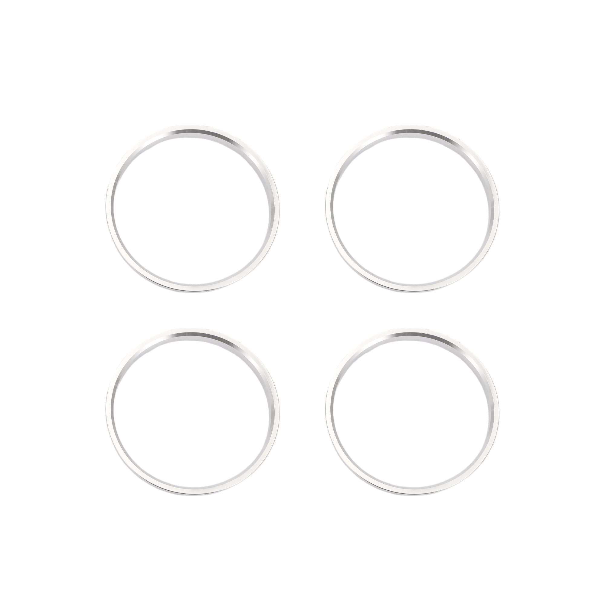 X AUTOHAUX 4pcs Bague De Centrage Jante 56,1mm à 54,1mm Aluminium Alliage Voiture Hub Centric Anneaux