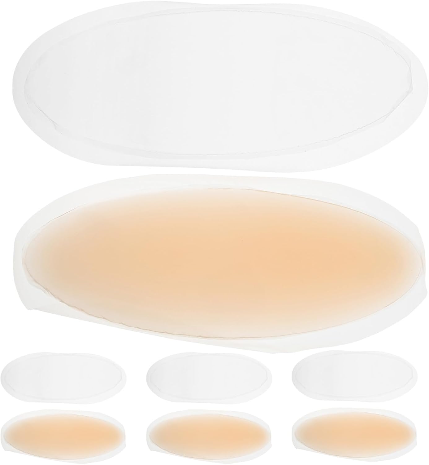 4pcs Silicone Butt Pads Adhesive, Seamless Hip Thrust Pad Inserts, Removable Padded Panties for Women, Fake Butt and Leg Shaping Silicone Padding (Size L)