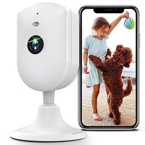 VIMTAG Indoor 2.5K/4MP HD WiFi Camera for Home Security/Pet/Dog/Cat/Baby with Phone App, AI Human/Sound/Motion Detection, Night Vision, 2-Way Audio, Cloud/Max 512GB TF Card Storage, Support Alexa