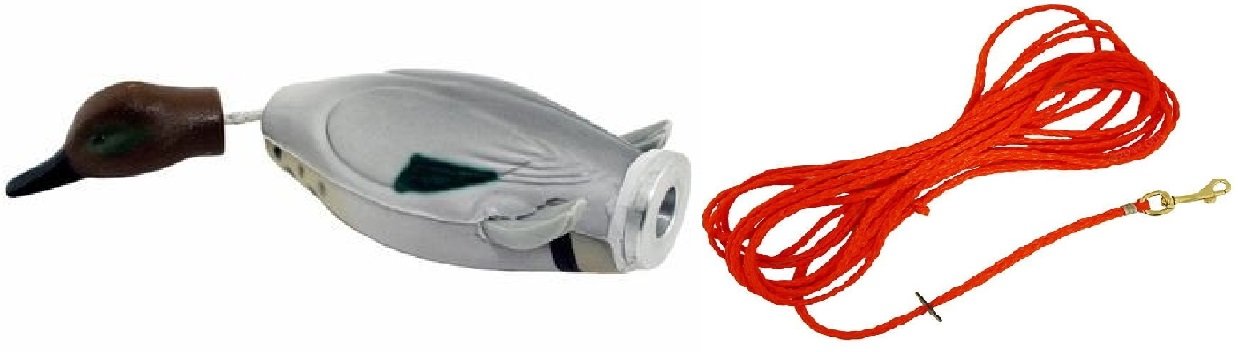 Dokken Greenwing Teal Launcher Dummy and Puppy Check 30 2-in-1 Leash LD200/PCX200