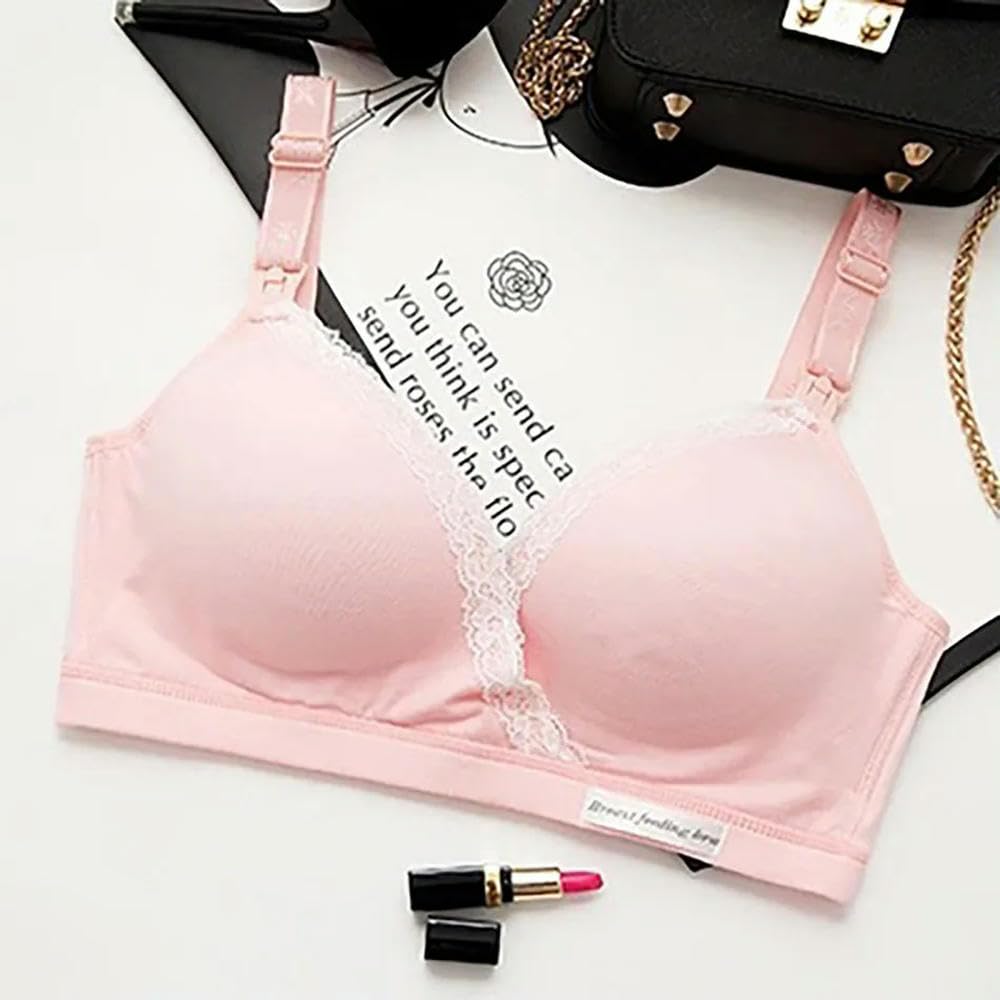 ZBDP - Reggiseno per allattamento in gravidanza, senza cuciture, senza cuciture, per l'allattamento al seno