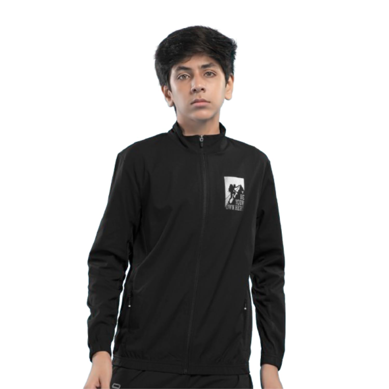 TECHNOSPORT Boy’s Slim Fit Graphic Print Zipper Jacket With SPF50+, Quick Dry for Regular Use TECHNOSPORT Boy’s Slim Fit Graphic Print Zipper Jacket With SPF50+, Quick Dry for Regular Use