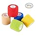 Produktbild Selighting 5 Stk Selbsthaftend Bandagen Klebeverband Selbstklebend Bandagen für Finger Handgelenk und Knöchel (5cm x 4,5m)