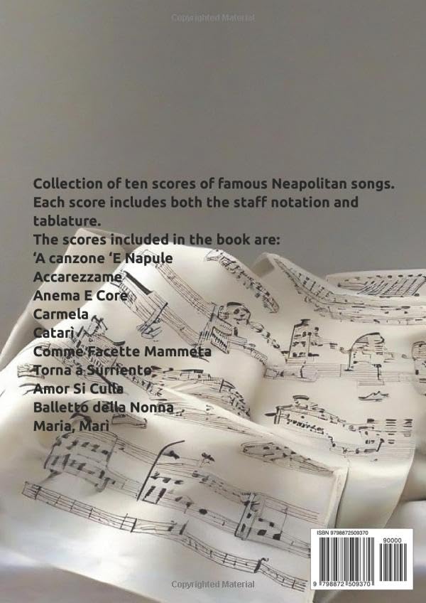 Ten famous Neapolitan songs for mandolin: With tablature - Image 2