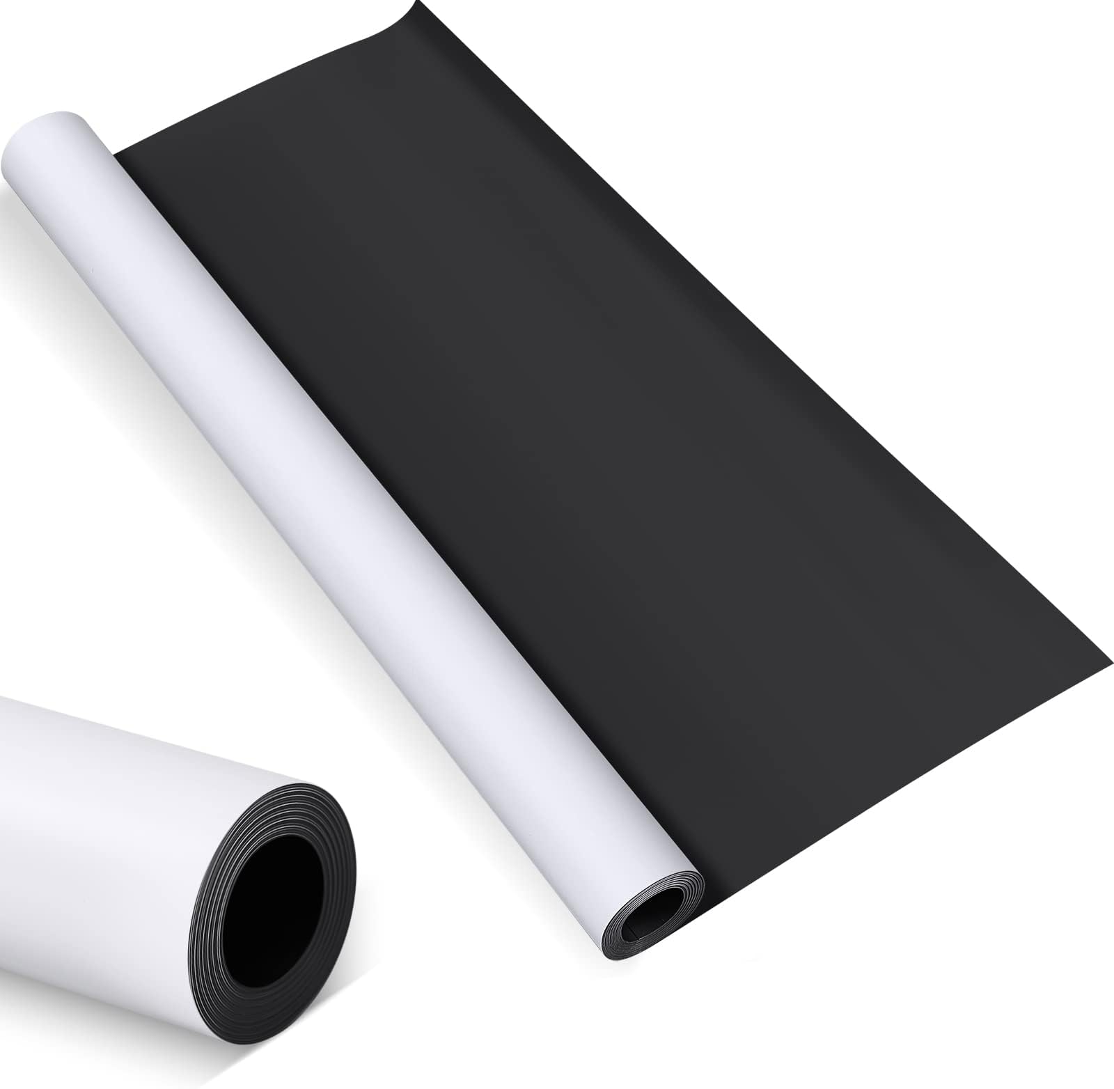 Blank White Surface Magnet Sheets Magnetic Roll Printable Flexible Magnetic Vinyl Magnetic Sheet Roll Blank Magnetic Sign Sheet Safe for Vehicles, DIY Craft Projects (24 Inch x 25 Feet, 30 Mil)