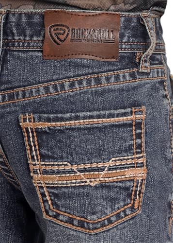 Rock & Roll Boys' Ladder Stitch Revolver Jeans4