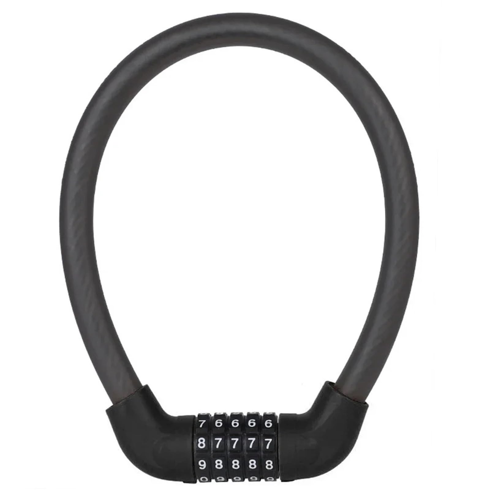 Handlebar Lock,Brake Throttle Lock Lock 5-Digit Password Combination Universal Bicycle Safety Equipment Anti-Theft Accessories