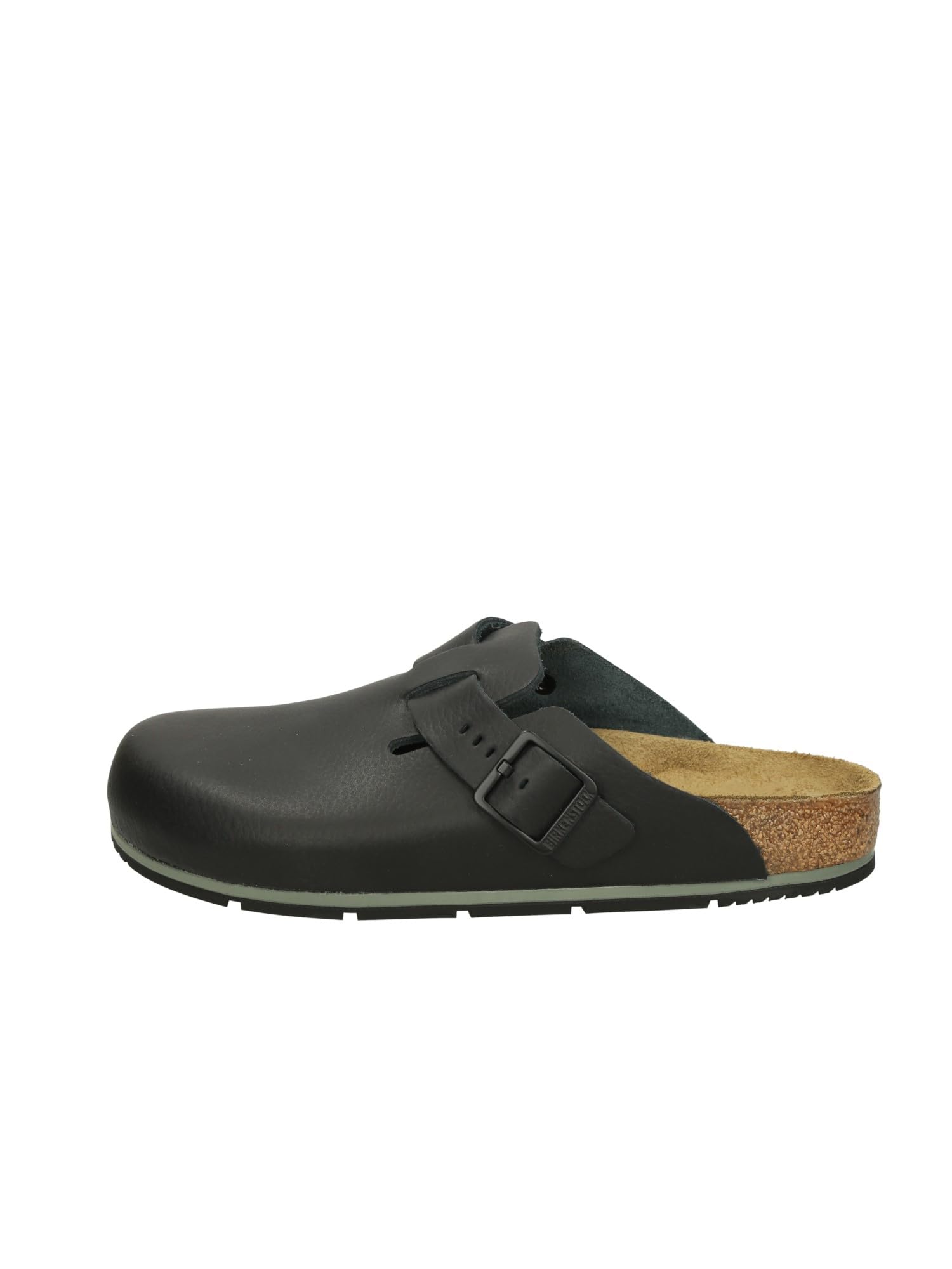 Birkenstock Zoccoli in Pelle Boston PRO - Scarpe da Lavoro Certificate di Alta qualità per Medicina, Gastronomia e Servizio, Nero, 39 EU Stretta