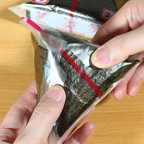 100 Pcs Triángulo Ondigiri Envoltorios de Alta Transparencia Desechables para Comida 5