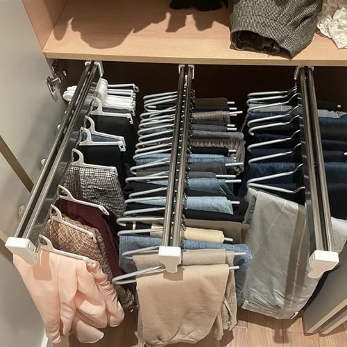 Tringle à vêtements extensible pour optimiser les placards étroits - 5