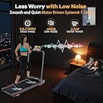 Walking Pad with Handle Bar and Incline, 3 in 1 Under Desk Treadmill with Hiking Mode, 2.5HP Low Noise Walking Treadmill Pad with Remote Control,Portable Treadmills for Home Office, Led Display - Image 5