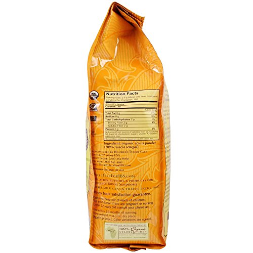 Heather's Tummy Fiber Acacia For Ibs Stock It Up Kit ~ 3 Organic Acacia Senegal Pouches (16 Oz Each) And 1 Box Travel Stick Packs (25 Count Each) #TOP4