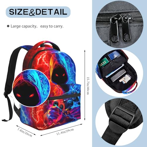 Backpack for Kids Gaming School Backpack For Boys Kids Backpacks Travel Bookbag for Age 6-18 Kid's Elementary Middle School Back Pack3