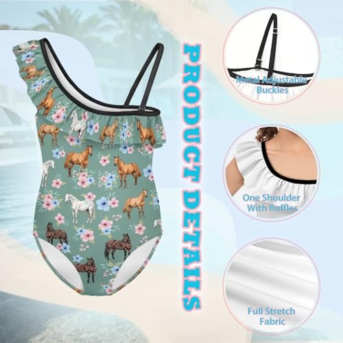 Yzaoxia One Piece Swimwear for Girls Swimsuits Kids Beach Bathing Suit 3-14Y3