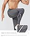 ZERAOKE Men’S Compression Pants with Back Pocket,Athletic Running Tights,Men Stretch Quick Dry Gym Workout Leggings-Gray-S