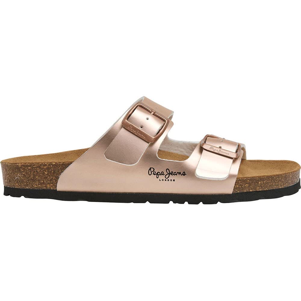 Pepe Jeans Women's Oban Classic W Sandal, Orange (Maple Sugar Orange), 6