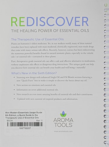 Mini Modern Essentials Usage Guide: 6th Edition A Quick Guide To The Therapeutic Use of Essential Oils image 4