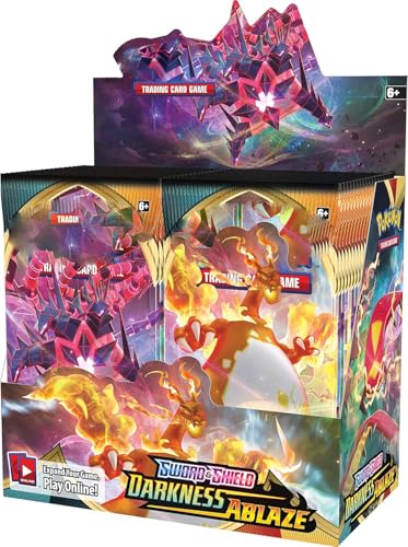 Image of Pokemoon TCG 50 Cardds Bundle | 5 Packs of 10 Random Collectible Trading Cardds | Surprise Cardd Set for Kids & Collectors (Darkness Ablaze 5 Pack 50 Cards)