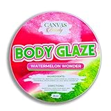 Canvas Beauty Body Glaze, Watermelon Wonder Scented – Fresh & Fruity, Moisturizing Non-Greasy Body Butter for Women With Beeswax, Jojoba Oil, and Rice Bran for Soft and Glowy Skin
