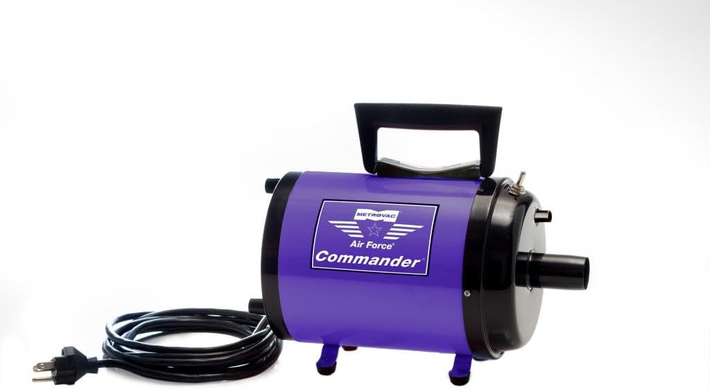 METROVAC 6' Flexible Hose (MVC-202A) Bundle with Air Force Commander Variable Speed