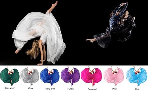 Women Elegant Lyrical Dance Skirt Long Ballet Dancer Dark Red Skirt For Ballerinas Performance Photography Belly Costumes #TOP5