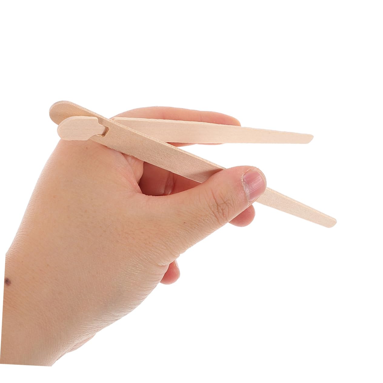 Hohopeti 200 Paires Pinces pour Cuisine Formateurs de Baguettes Jetables Outils Plates pour Garçon Fille et Adultes Pinces Pâtisseries Design Ergonomique et Antidérapant