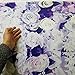 10x8ft Bridal Shower Large Wedding Purple Floral Wall Backdrop 3D Flowers Curtain Dessert Table Decoration Blush Background for Photography Pictures XT-6708