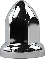 Vista 2 de Cubiertas de tuerca de plástico ABS cromado de 1.299 in para camiones semi (paquete de 20)