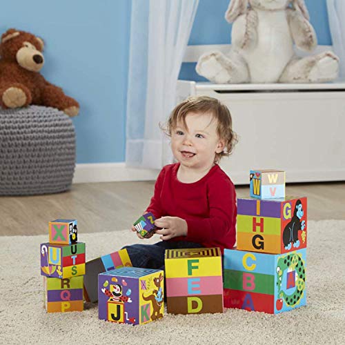 Image of Melissa & Doug Deluxe 10-Piece Alphabet Nesting and Stacking Blocks - FSC Certified (Pack of 12)