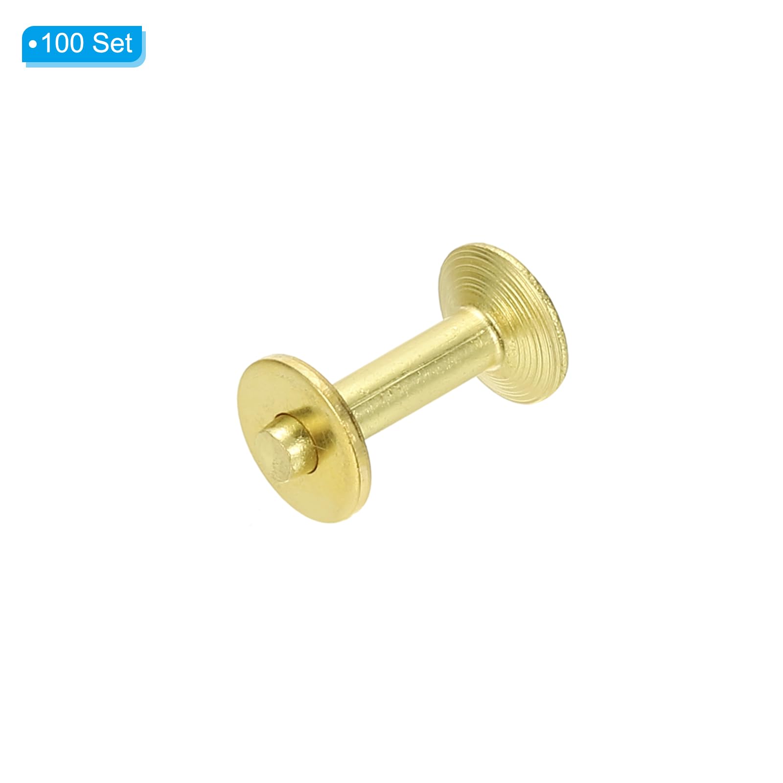 PATIKIL 9x3.3x14mm Leather Rivets and Burrs - Image 3