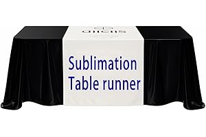 Personalized 100% Polyester Table Runner for Events and Decorations (72" x 24")