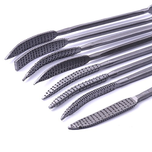 Limes en bois doubles 190 mm Atoplee à denture précise pour sculpter