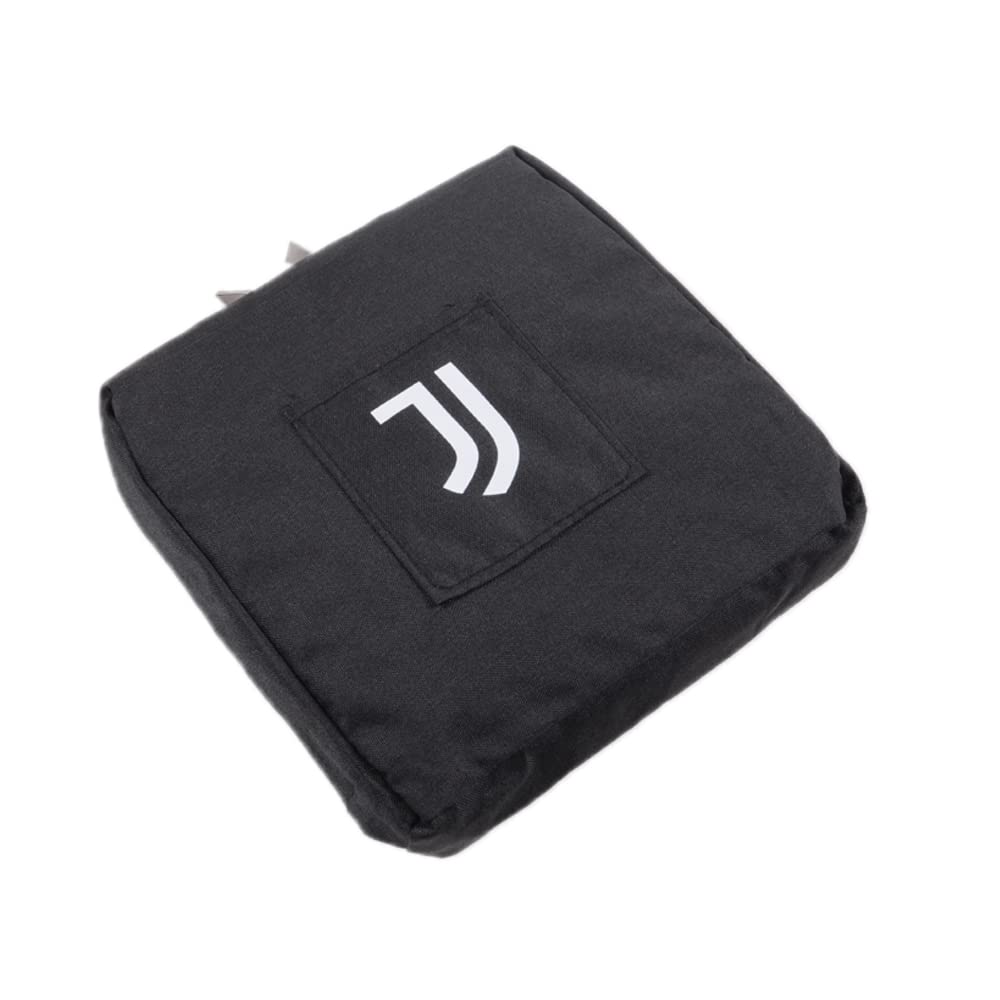 Bolsa de Viaje Plegable Producto Oficial Juventus, Negro, Bolsa Plegable para Guardar en la Maleta y Usar Cuando Sea Necesario