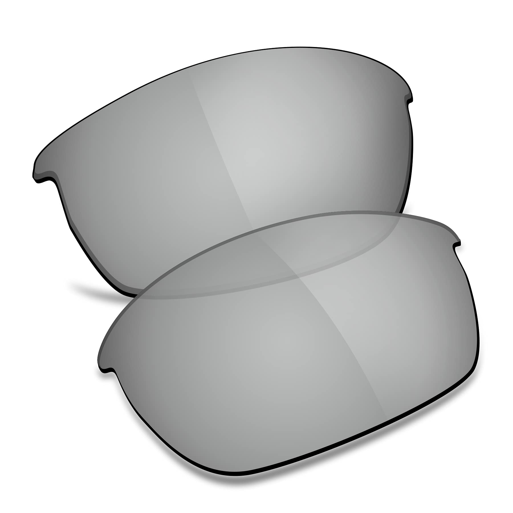 TRUSHELL Polarized Replacement Lenses for Oakley Bottle Rocket OO9164 Sunglass Silver Mirror - Polarized