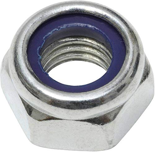 Écrou d'arrêt M8 anti vibration DIN 985 SWG acier 100pc