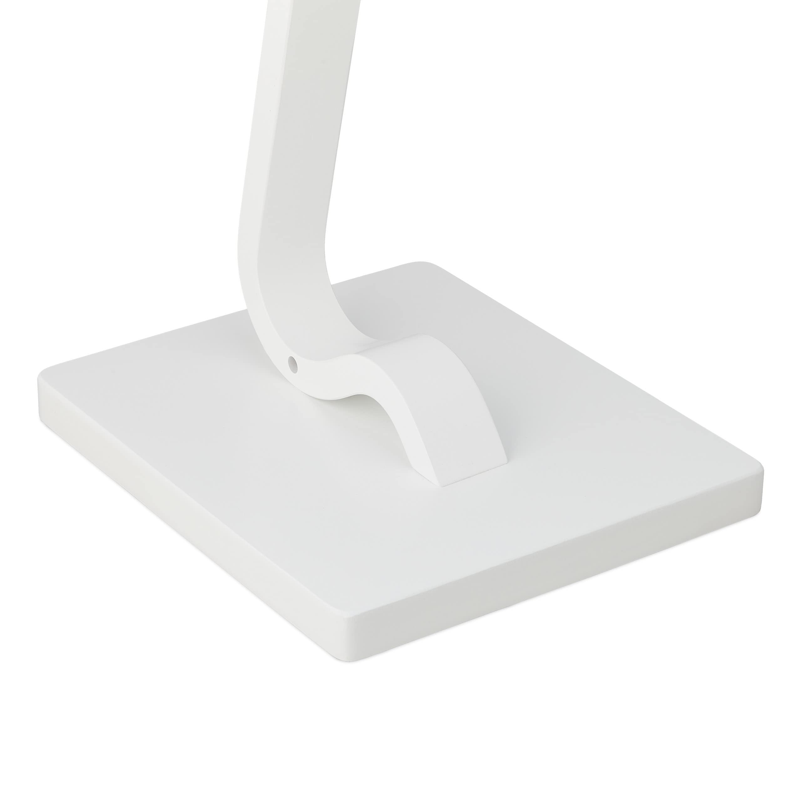 Relaxdays Servo Muto da Camera, Autoportante, Ripiano per Accessori, Appendiabiti Moderno, 112x46x32cm, Bianco Argentato