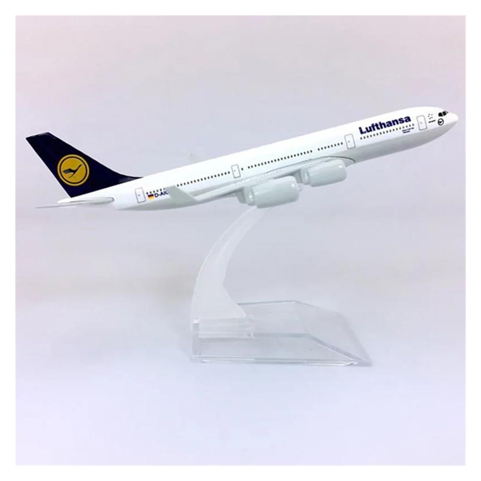 Maquettes d'avion Lufthansa miniature A340 modèle réduit de collection 16cm en alliage